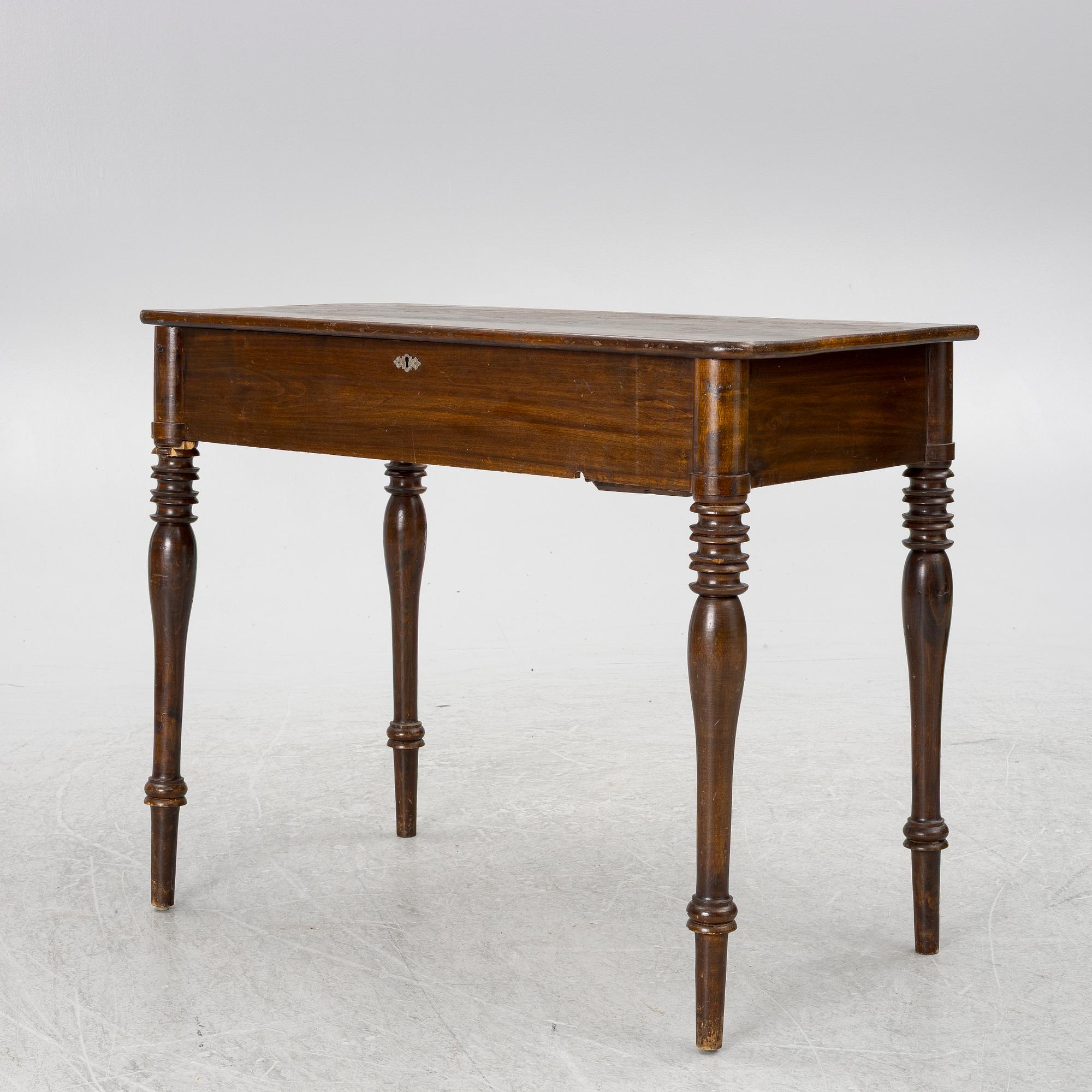 Spelbord med speldosa/verk, 1800-tal.