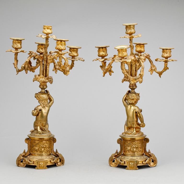 BORDSGARNITYR, 3 delar. Louis XVI-stil, 1800-talets slut.