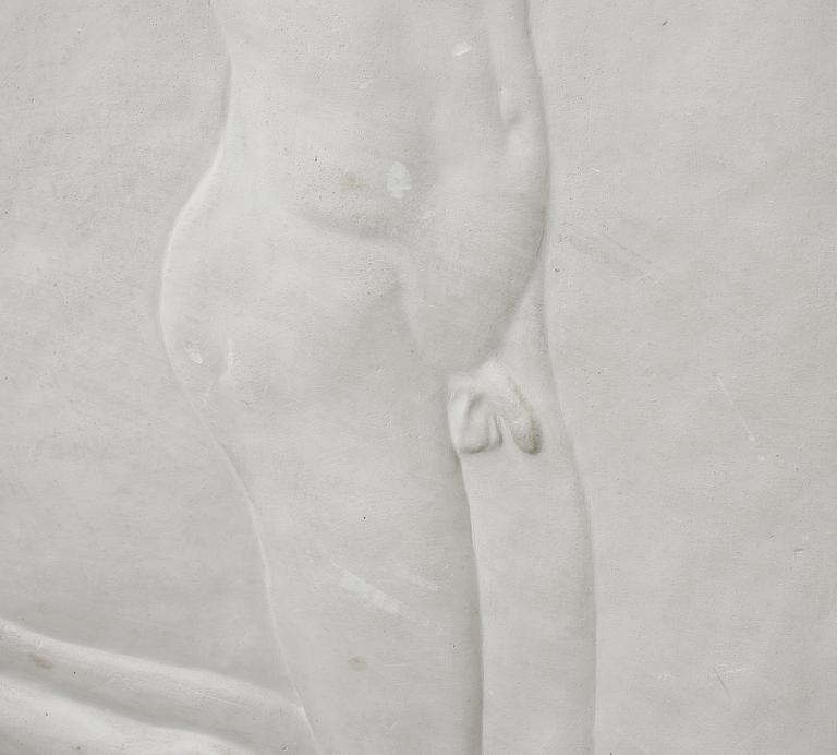 TEODOR SCHALIN, 2st, gipsreliefer, en signerad.