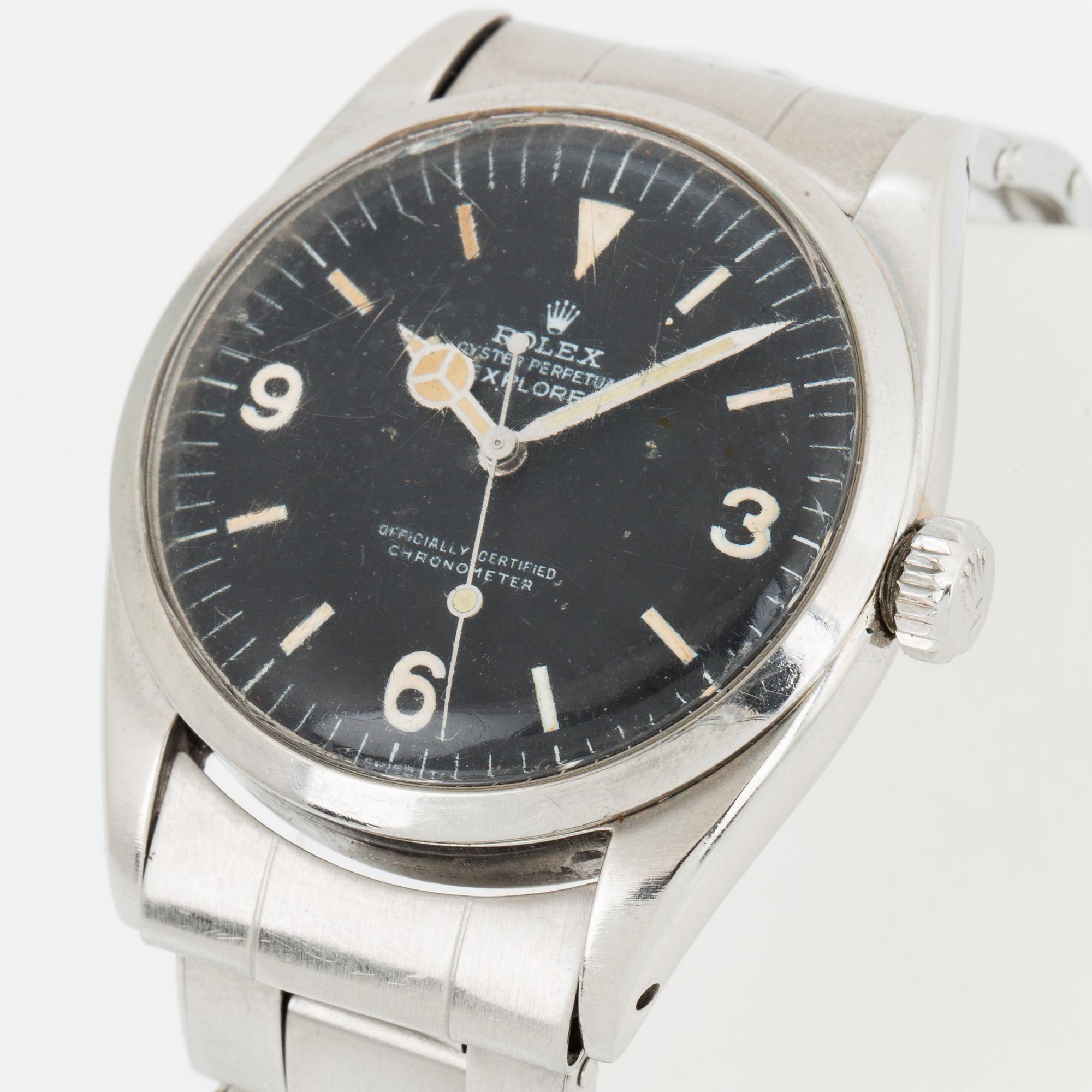 ROLEX, Oyster Perpetual, Explorer (T Swiss T), Chronometer, wristwatch, 36 mm.