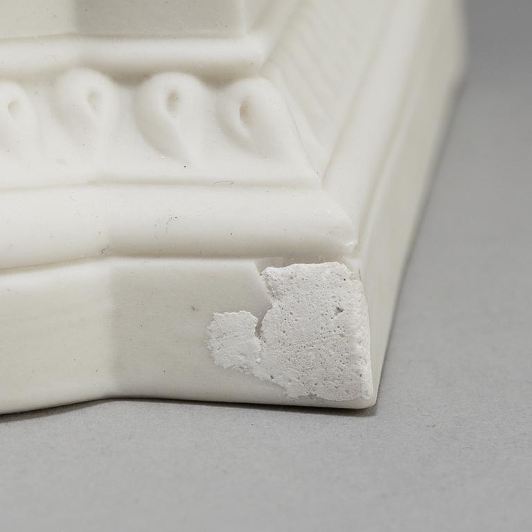 TWO PARIAN FIGURES, Gustafsberg, ca 1900.