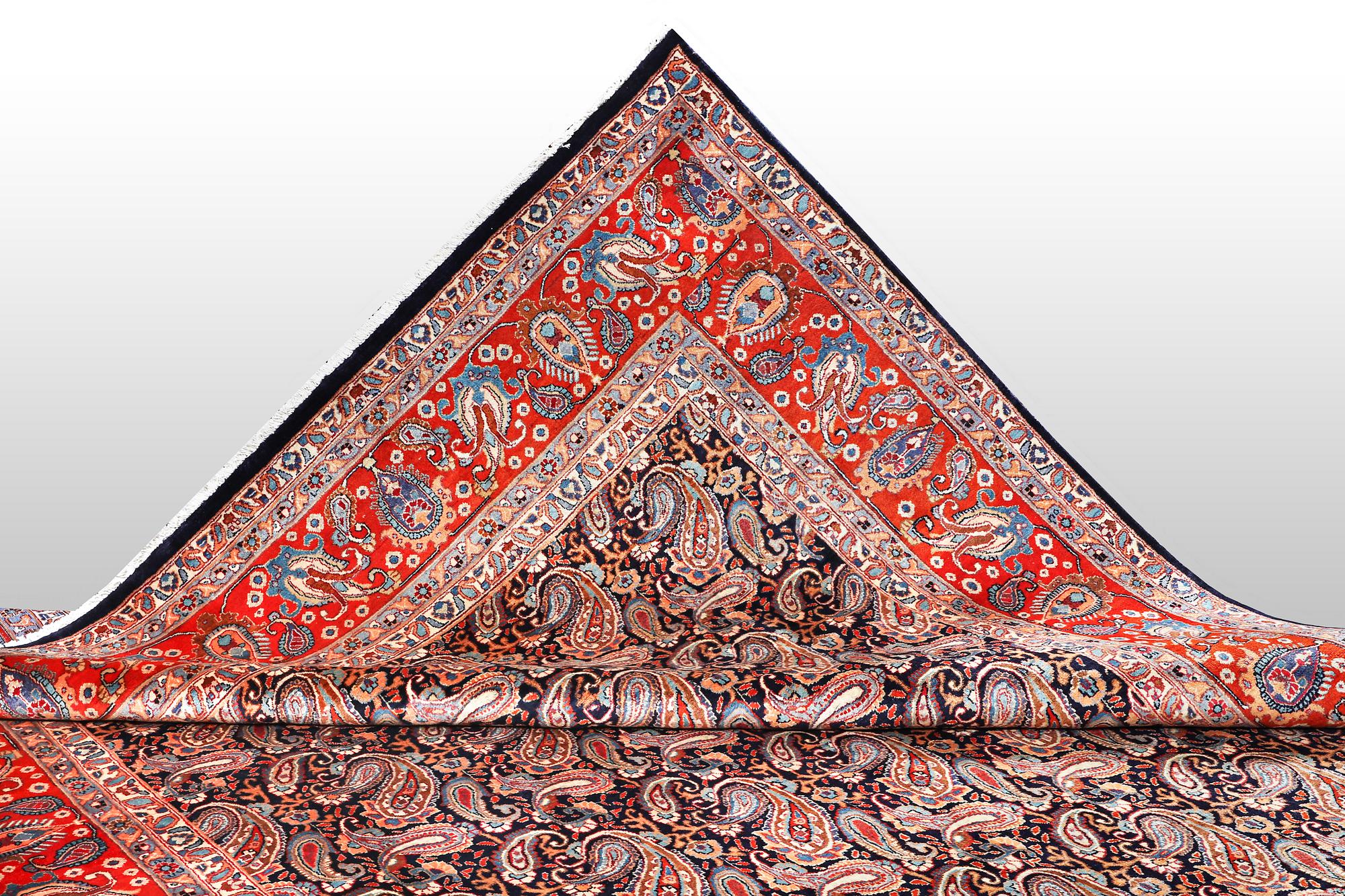 A carpet, Kashmar 393 x 299 cm.
