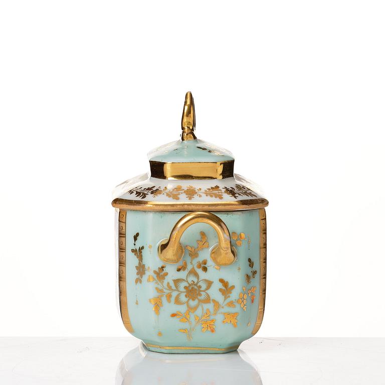 Tete a Tete, porslin. Frankrike, Paris, senempire, 1800-tal.