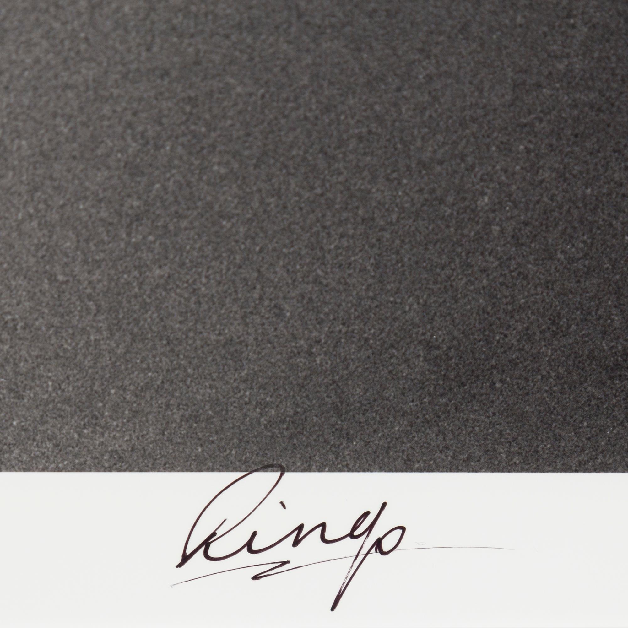 RINGO STARR, digital print, signed and numbered 4/25. - Bukowskis