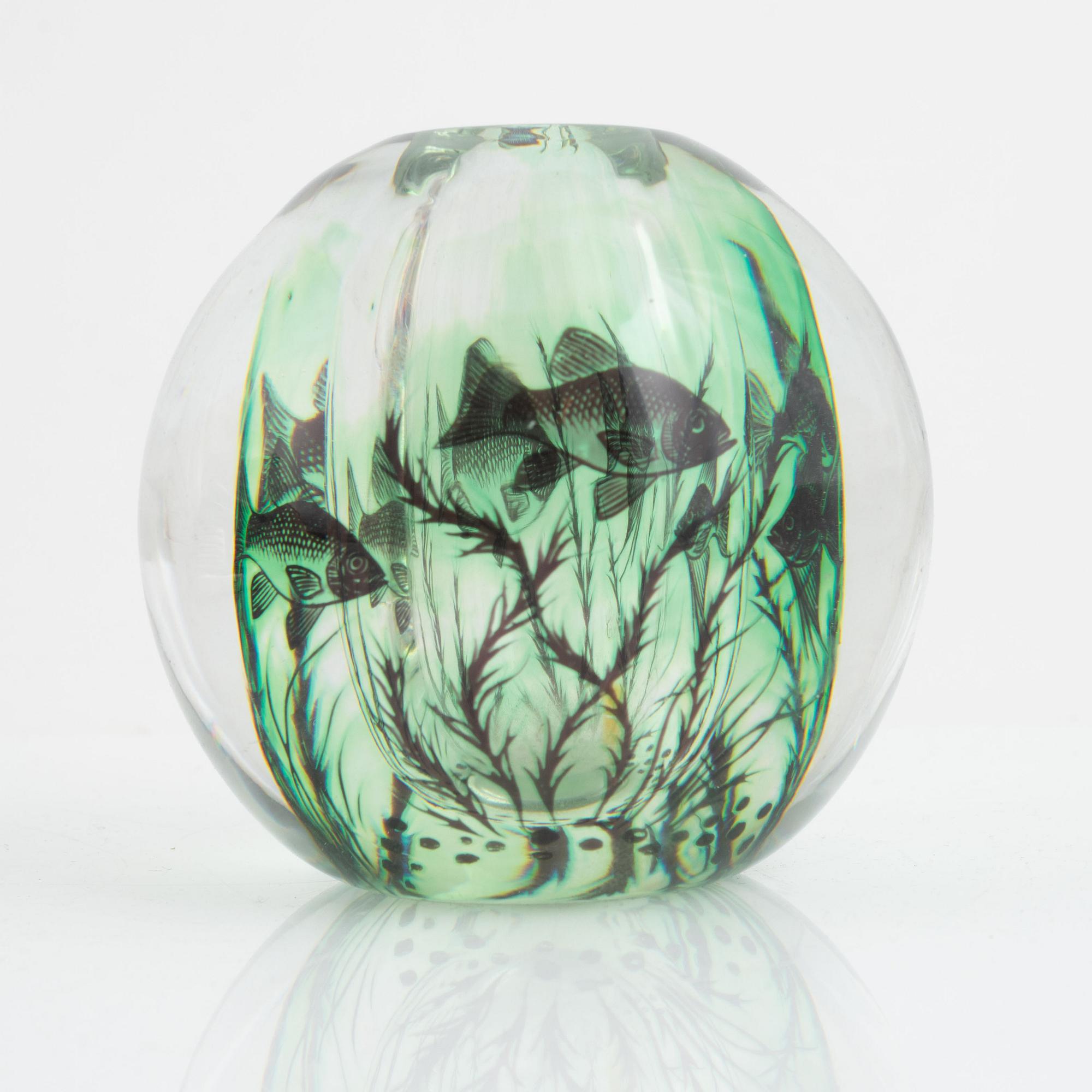 Edward Hald, vas, "Fiskgraal", Orrefors 1949.