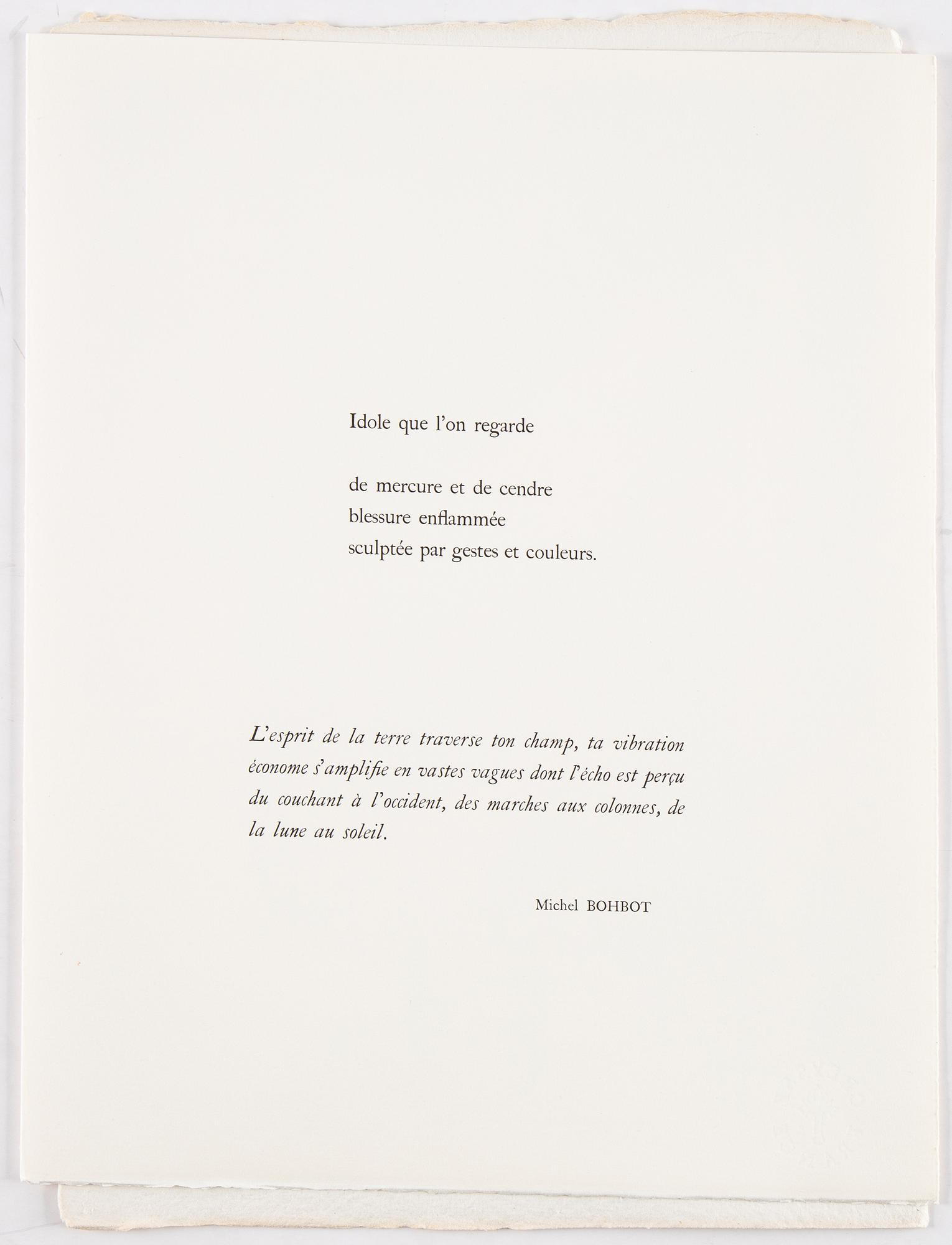 James Coignard, mapp med tre carborundum etsningar, 1981, signerade 72/75.