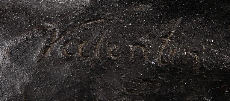 SKULPTUR, brons, sign Valentin.