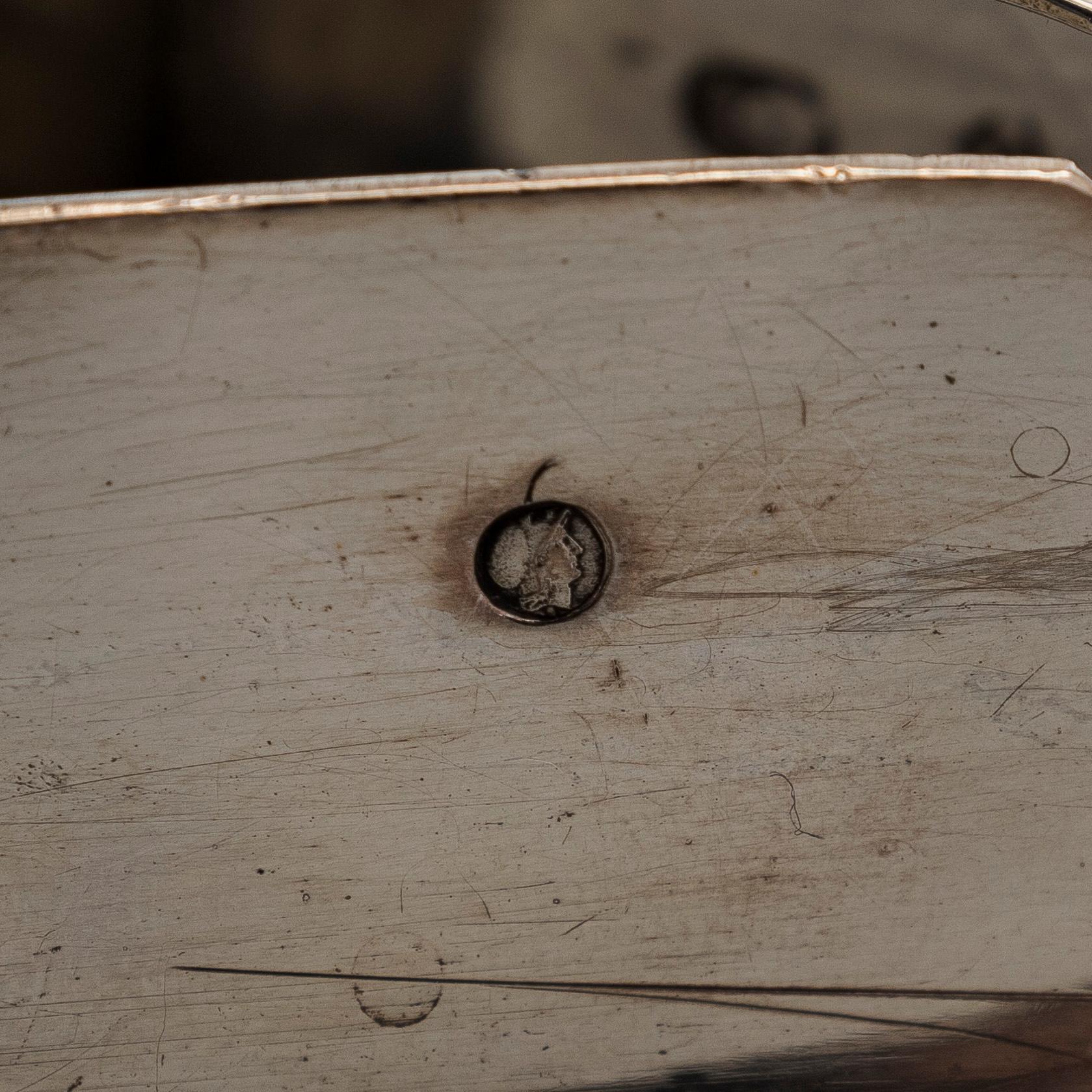 Silver candle snuffer scissors, France 1793/1794, and Paris mark 1809-19.