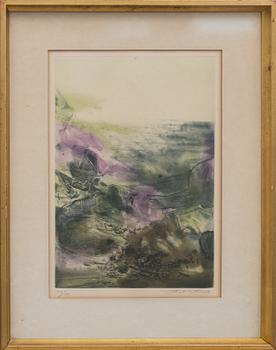 ZAO WOU-KI, färgetsning, signerad o numrerad 149/150.