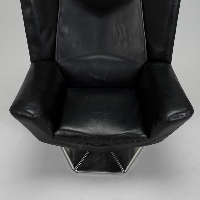 Voitto Haapalainen, fåtölj, "Prisma T-66", Tehokaluste Oy 1970-tal.