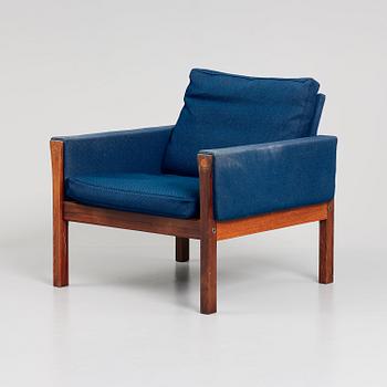 Hans J. Wegner, a soffa and easy chair, "AP-62", AP-Stolen Denmark, 1960's.