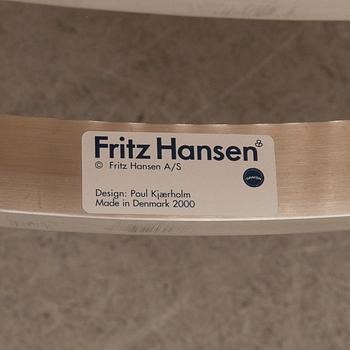 Poul Kjaerholm, armchairs, a pair, "PK22" for Fritz Hansen, Denmark, 2000.