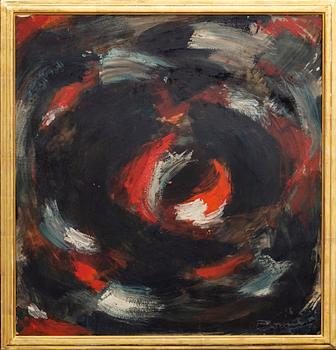 OLLE BONNIÉR, oil on panel  signed and dated 1958.