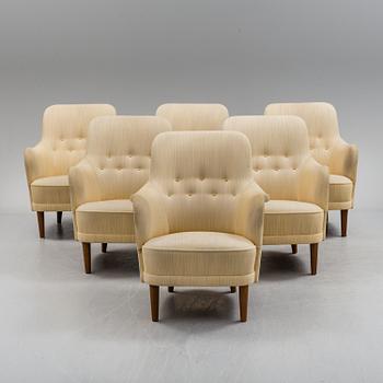 A set of six  "Samsas" lounge chairs,  21th century.