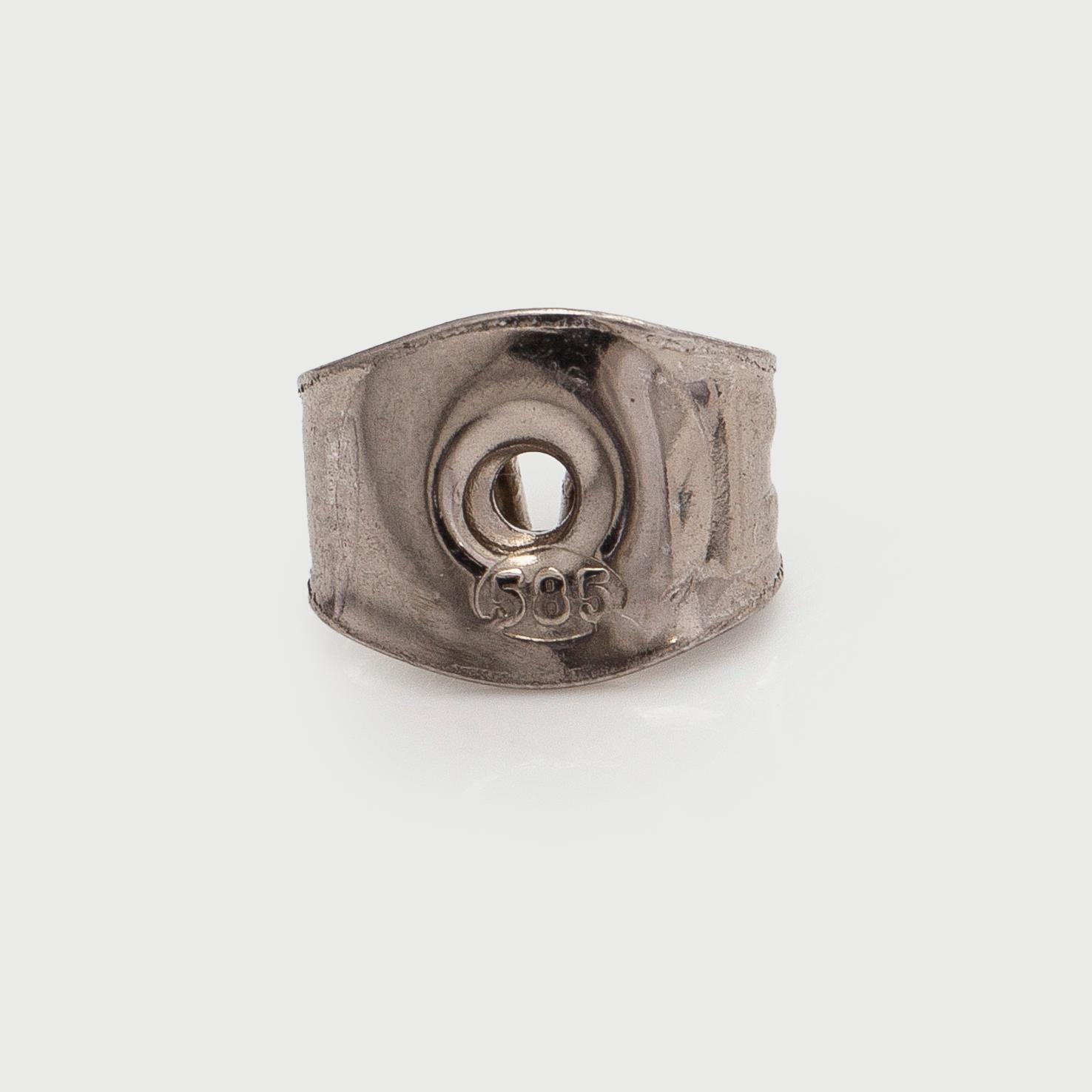 Örhängen, briljantslipade diamanter totalt 1,00 ct, 14K vitguld.