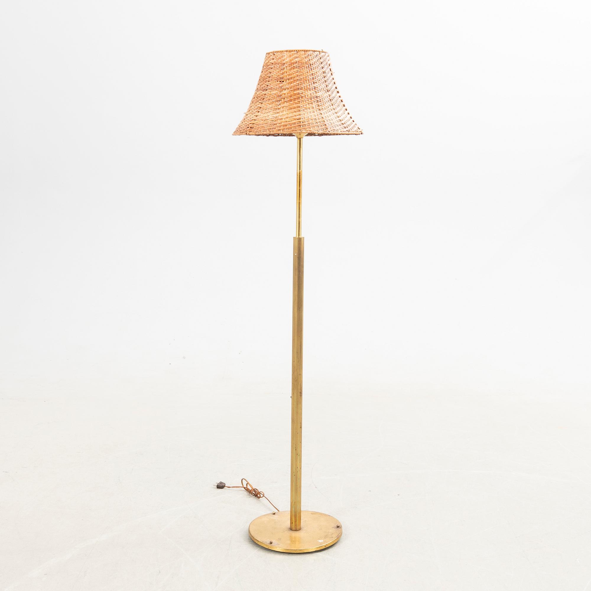 Floor lamp, mid-20th century.