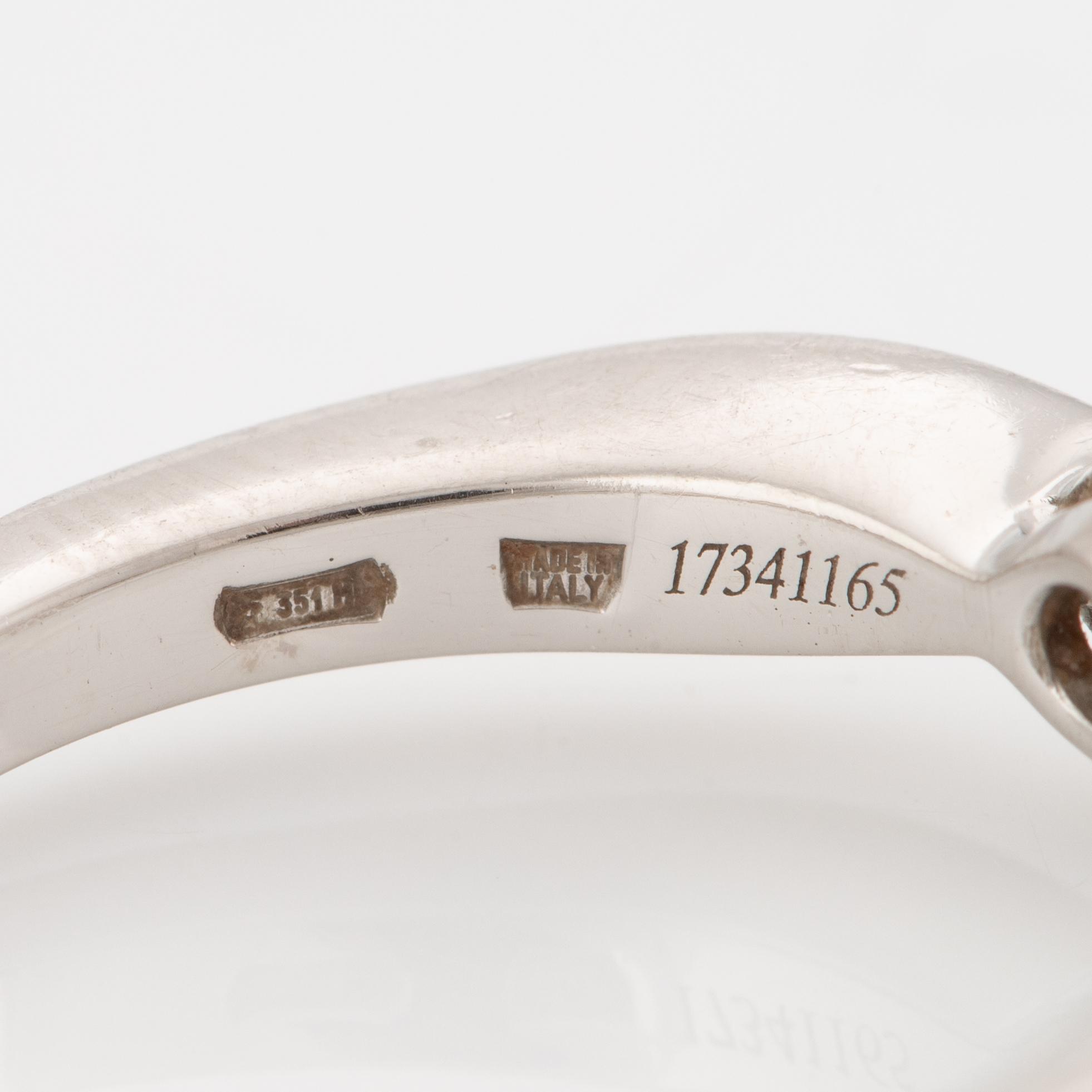 Bulgari, ring, platinum with brilliant-cut diamond.