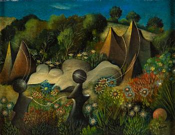 GEORGES SPIRO, oil on panel, signed.