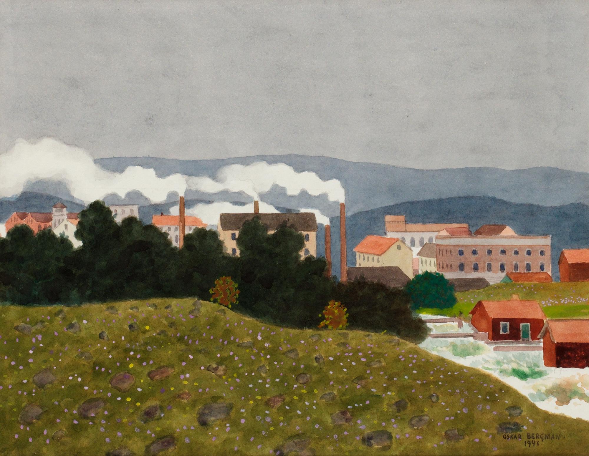Oskar Bergman, Landscape.
