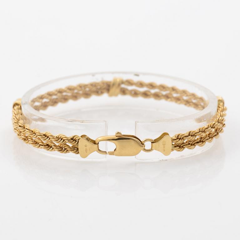 Uno A Erre, 18K gold bracelet.