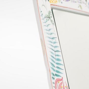 Stig Lindberg, vase and two mirrors, earthenware vase, Gustavsbergs studio.