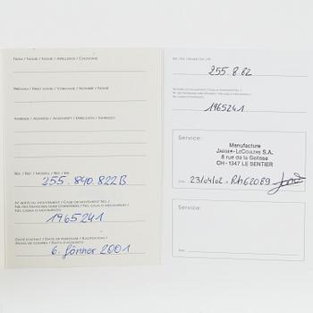 JAEGER-LE COULTRE, Reverso Memory, wristwatch, 23,5 x 33,5 (38,5) mm.