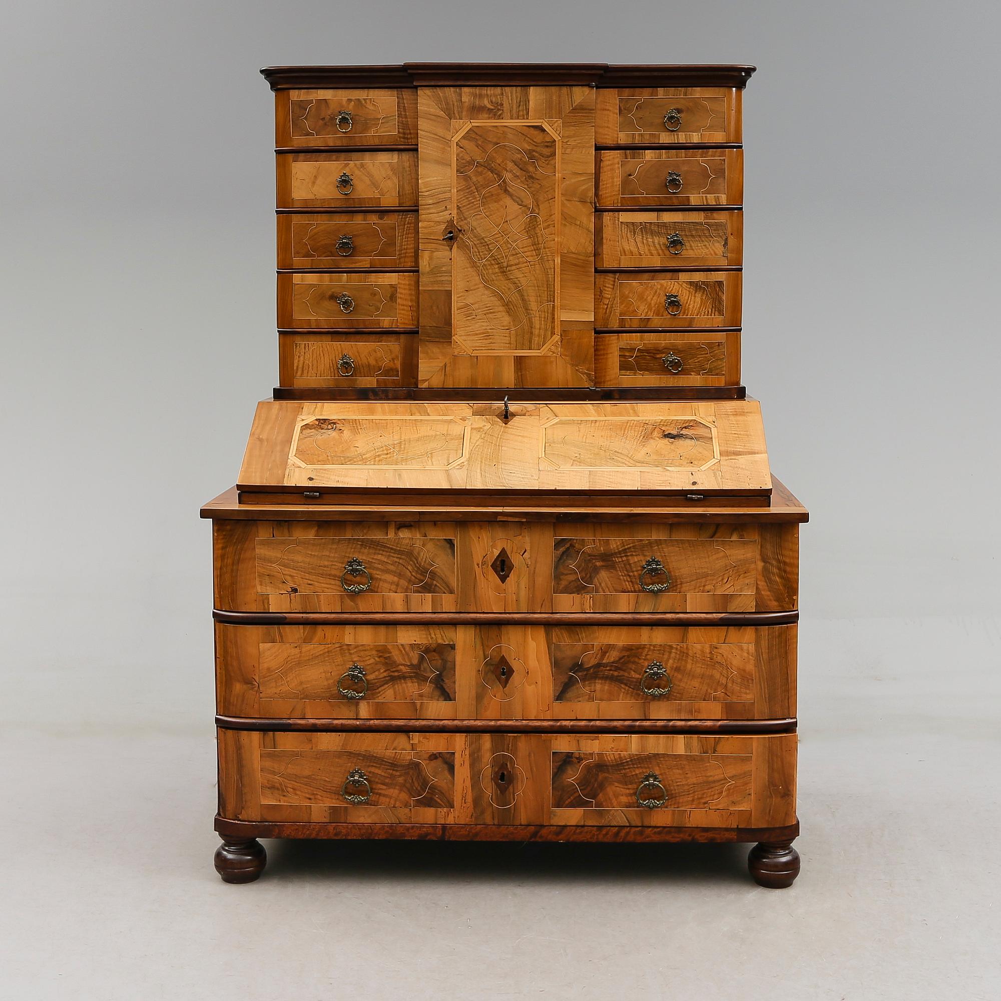 SKRIVSKÅP, barock, 1700-tal.
