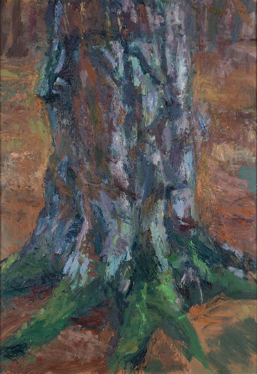 Gerhard Nordström, Aging tree trunk.