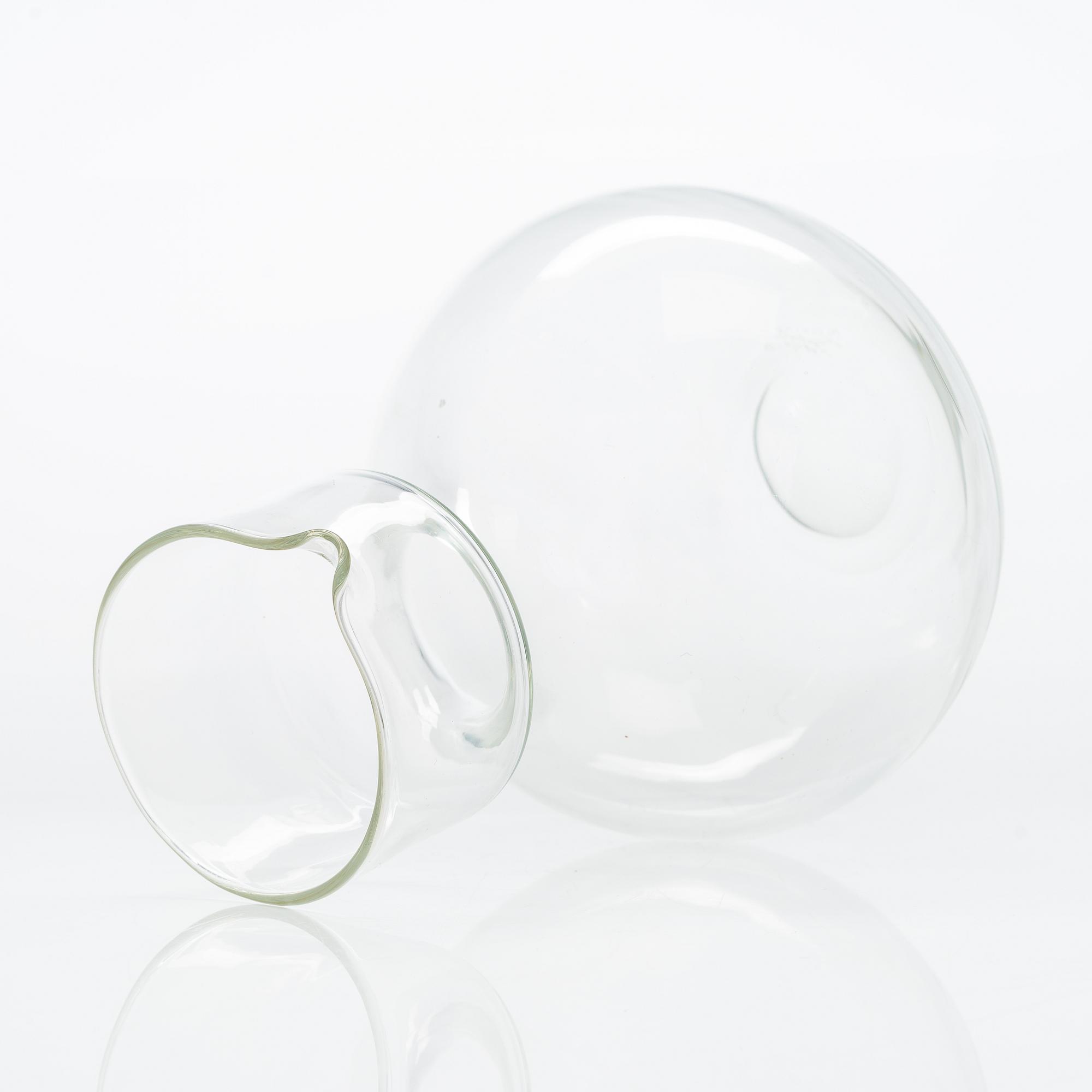 Kaj Franck, karaff, "Kremls klockor", glas, signerad K. Franck Nuutajärvi Notsjö -59.