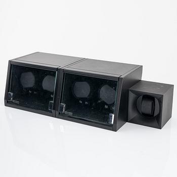 Watch winder, marked Roxy & Kubik, for 5 watches.