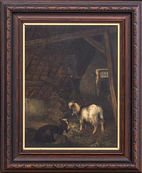 GEORGE MORLAND, his art, oil on canvas on panel, not signed,