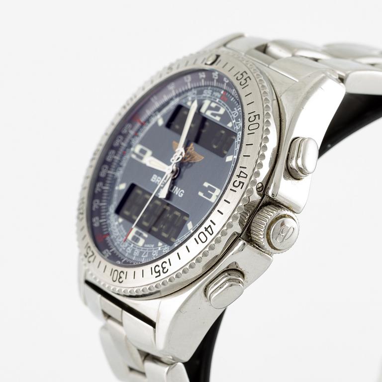 Breitling, B-1, wristwatch, chronograph, 43.2 mm.
