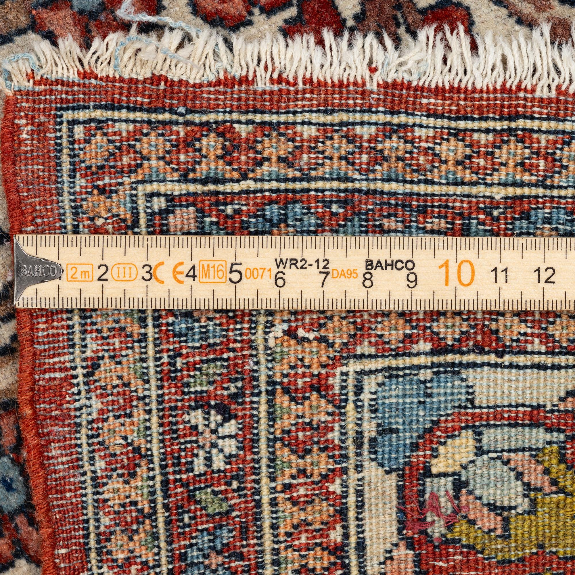 Carpet, oriental "garden carpet", approx. 185 x 128 cm.