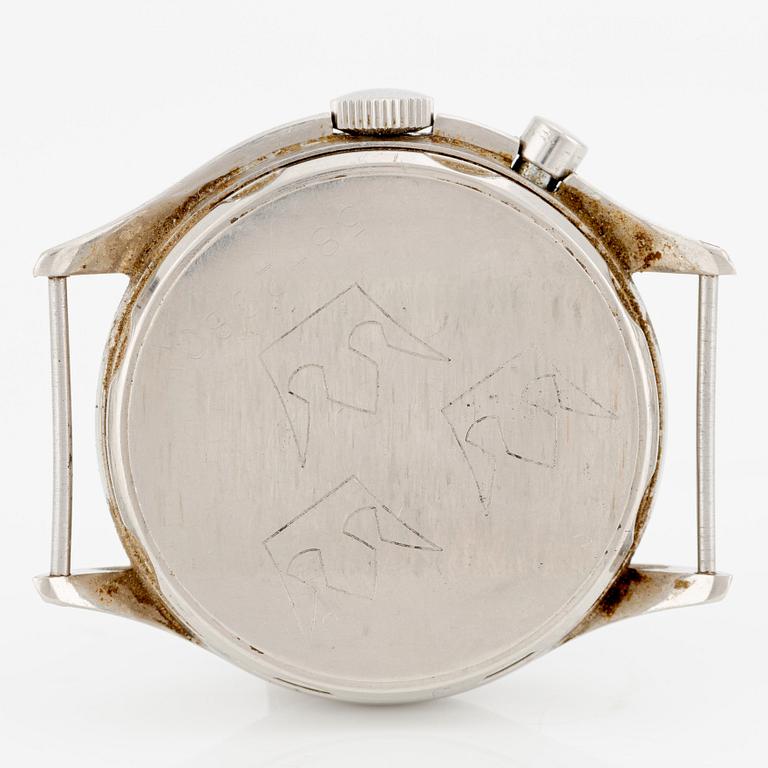 Lemania, "Tg 195", "Tropical Dial", "Tre kronor/Three Crowns", ca 1958.