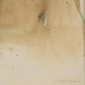 CO Hultén, mixed media, signed and executed 1947.