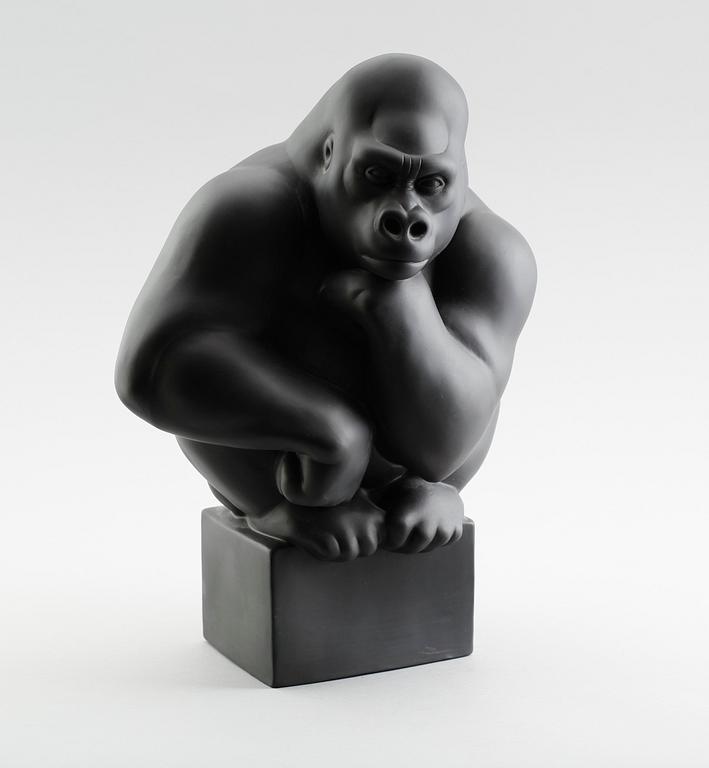 SKULPTUR, porslin, Pia Langelund, Royal Copenhagen, signerad, 1900-/2000-tal.