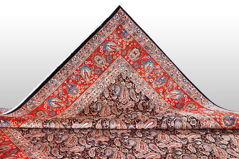A carpet, Kashmar 393 x 299 cm.