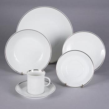 SERVIS, 67 delar, porslin, Rosenthal "Studio-linie". 1980-tal.