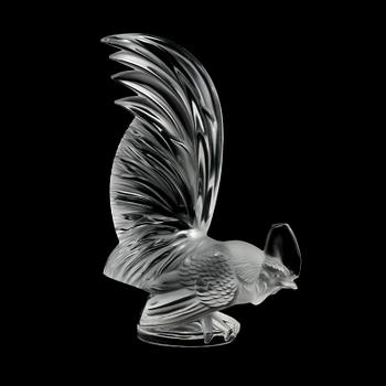 FIGURIN, glas, Lalique, 1900-talets andra hälft.