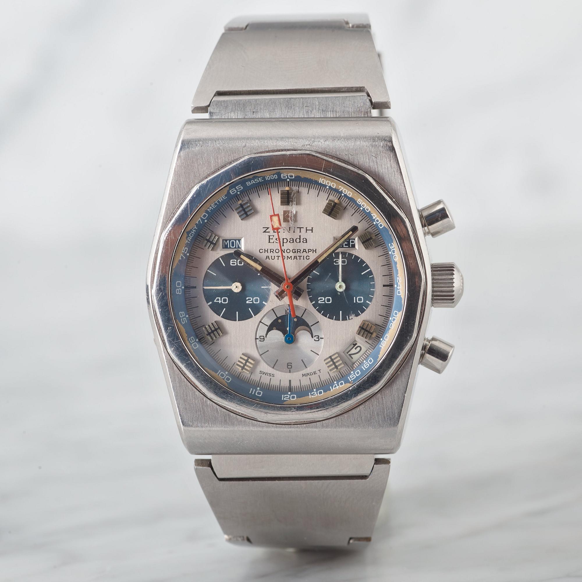 ZENITH, "Espada", Chronograph, armbandsur, 38 mm,