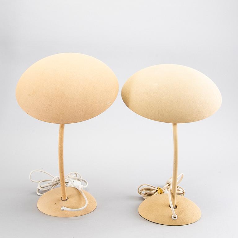 A PAIR OF TABLE LAMPS, 1930's.