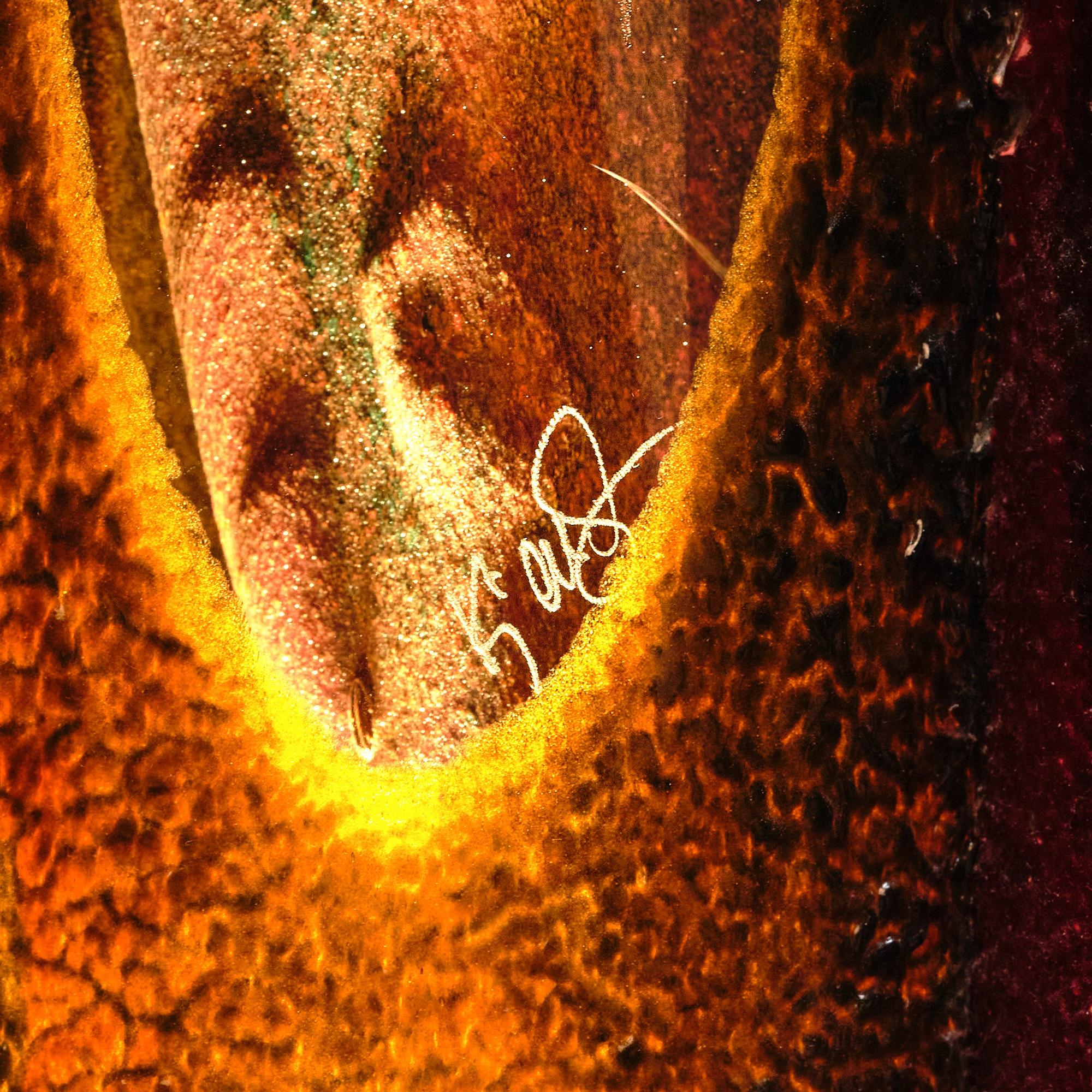 Kjell Engman, a unique glass sculpture 'Nobelman', Kosta Boda, Sweden.