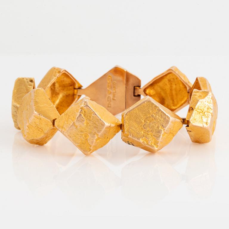 Lapponia armband "Lapplands stenar" 14K guld design Björn Weckström.