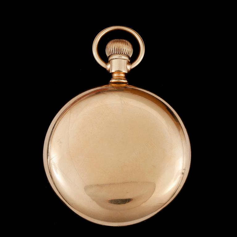 FICKUR, 14k guld, Hamilton Watch Co, Railroad, tidigt 1900-tal. Vikt ca 125g.
