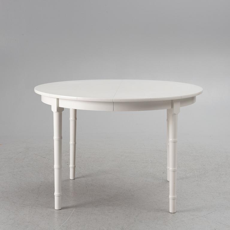 A 7-piece dining group, Miranda of Sweden, late 20th Century.