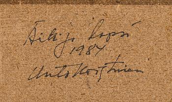 Unto Koistinen, Mor och barn.