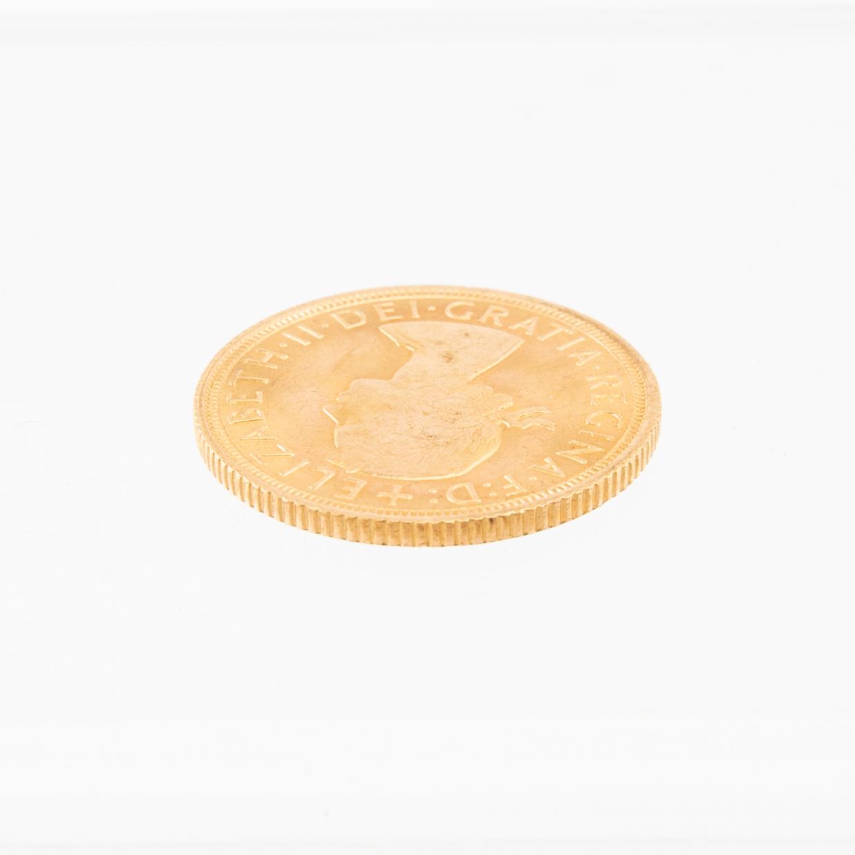 Gold Coin Sovereign England 1967 Elizabeth II.