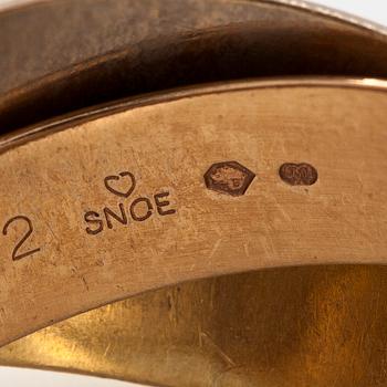 Cartier, ring "Trinity" 18K guld i tre färger.