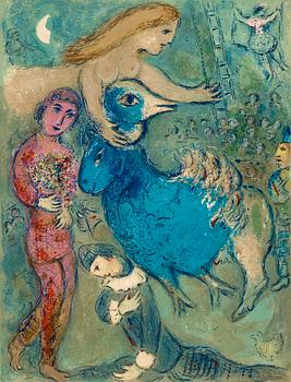 721. Marc Chagall, "Frontispice" from "Le Cirque".