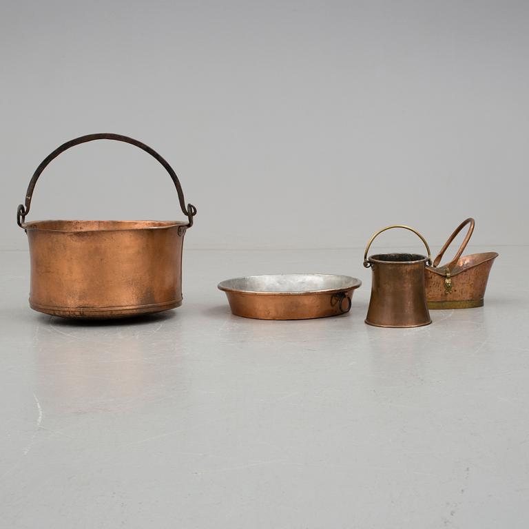 PARTI KOPPAR, 4 delar, 1800-/1900-tal.